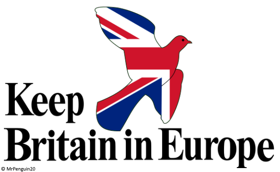 The official logo of Keep Britain in Europe which was used in the 1975 referendum campaign.